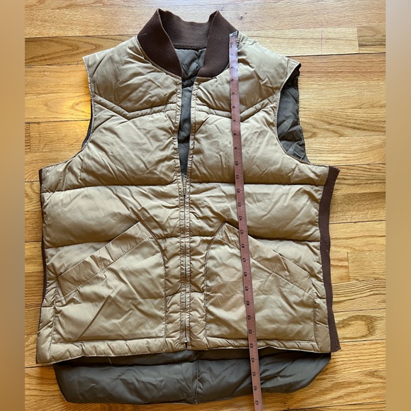 Tan Quilted Vest - Picture 2 of 6